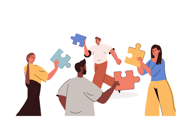 Teamwork illustration